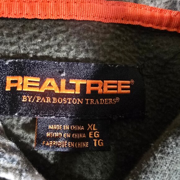RealTree Hooded Sweatshirt XL [Green] - Picture 2 of 3